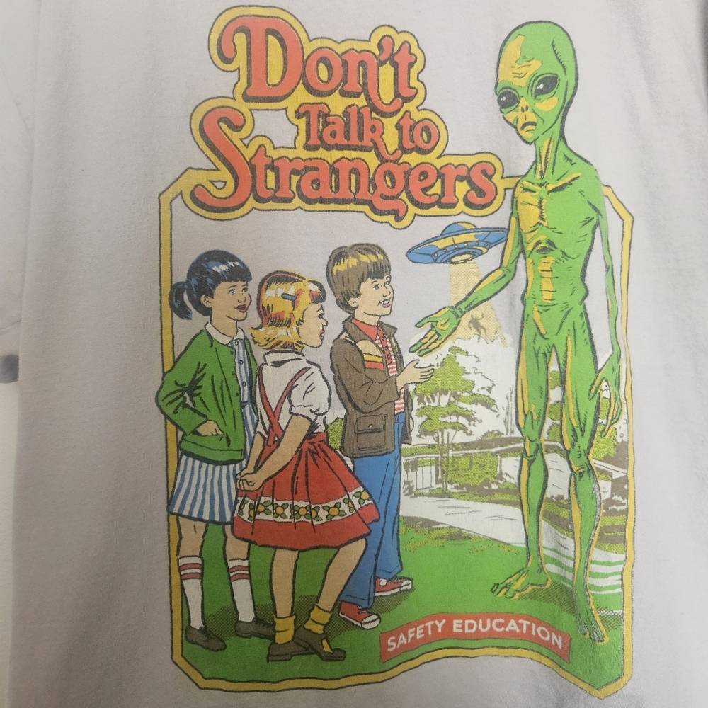 Steven Rhodes XL Tee Shirt Alien UFO Unisex - Picture 3 of 5